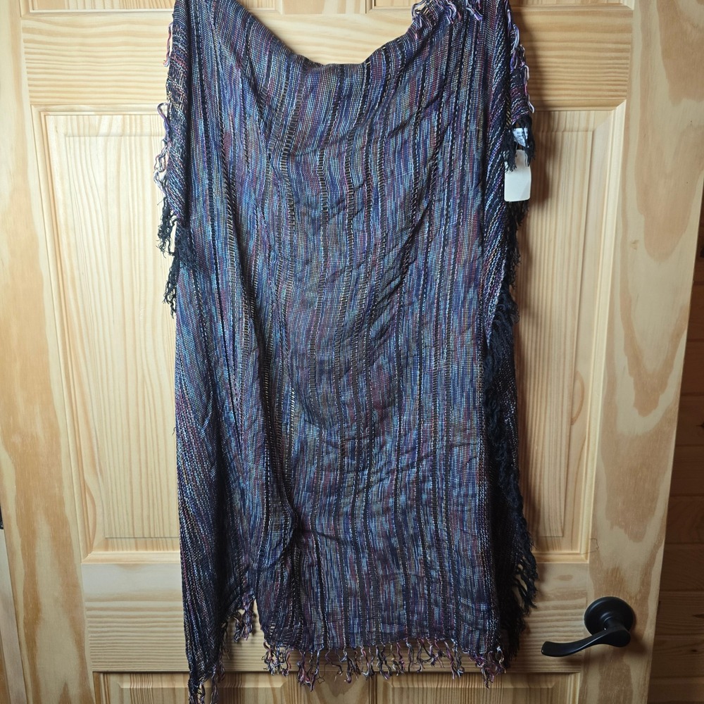 Head Neck Scarf Belt Shawl Stole Bandana Beach Cover-up Hankie Tie 31"x30" VTG